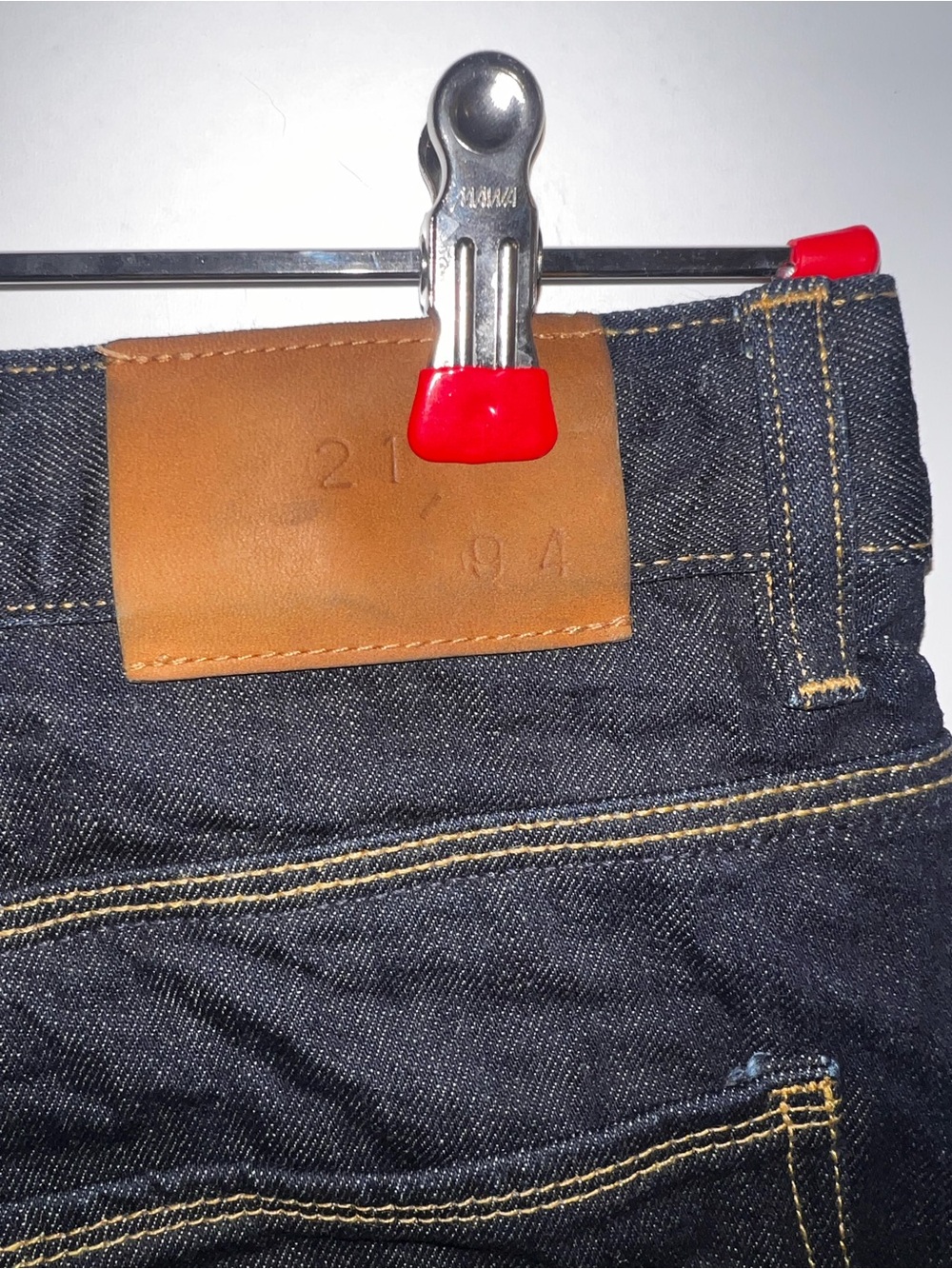 Men's Raleigh Denim Dark Indigo Graham Jeans - Picture 9 of 10